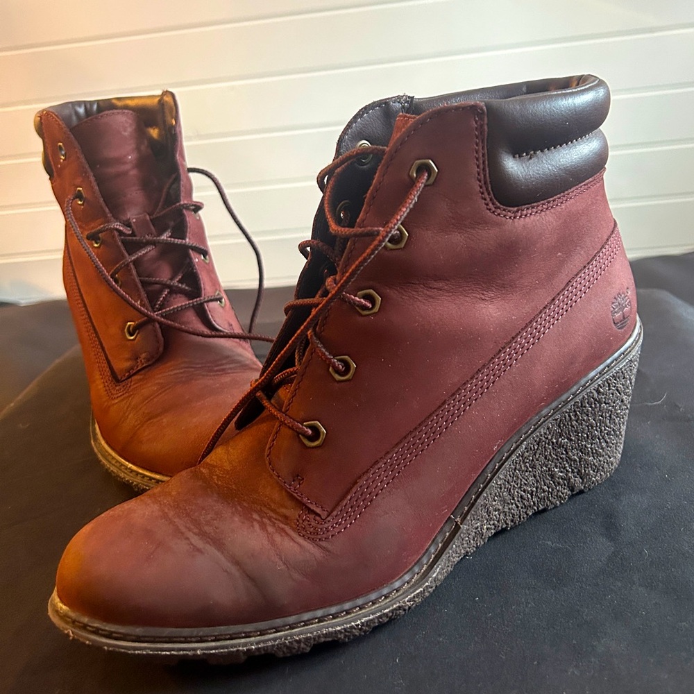 Timberland wedge boots